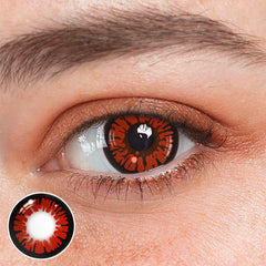 Cosplay Spark Red Colored Contact Lenses