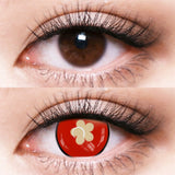 Cosplay Genshin Impact Hutao Red Colored Contact Lenses