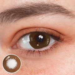 Cosplay Element Dark Brown Prescription Colored Contact Lenses