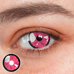 Cosplay Lobelia Kitagawa Pink Colored Contact Lenses