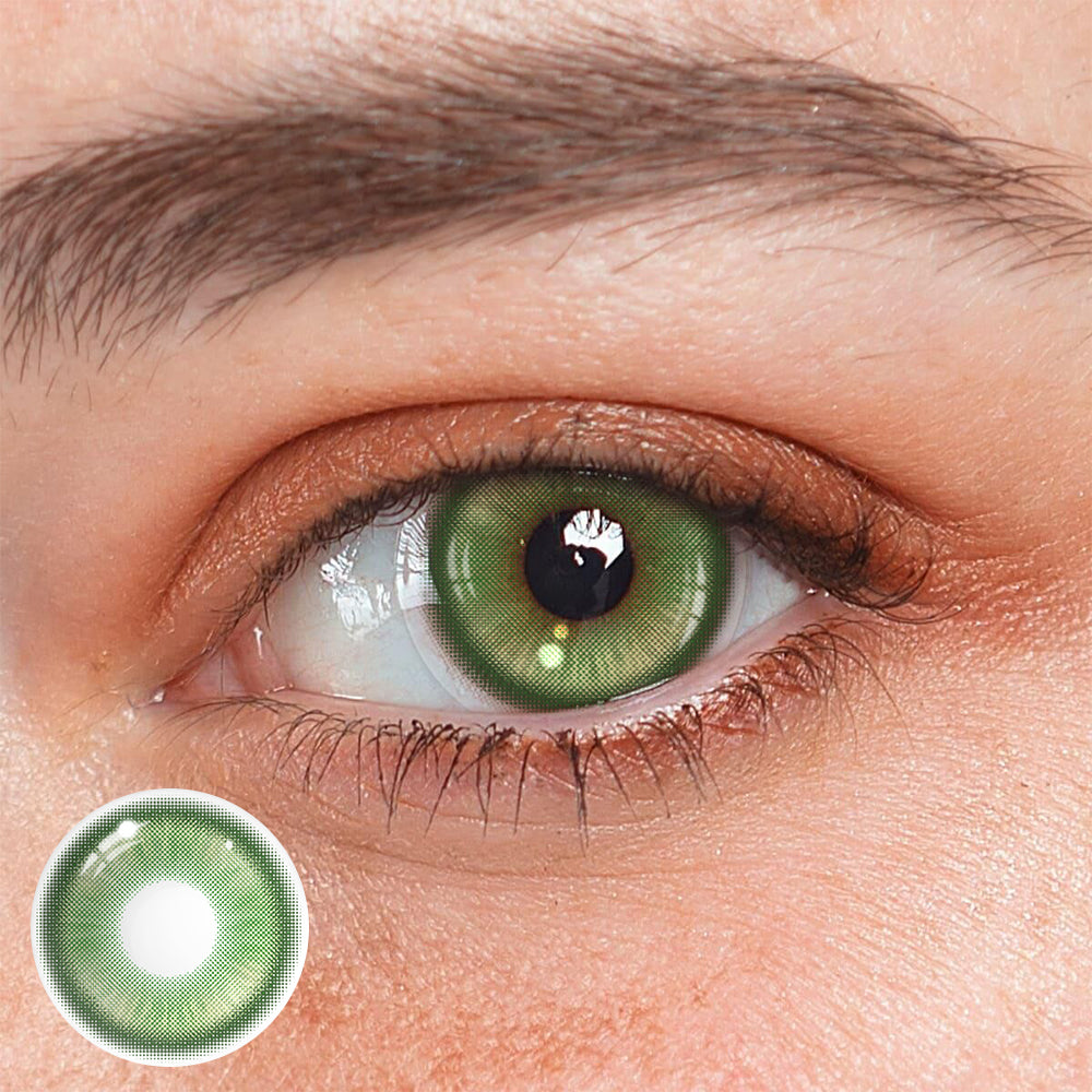 Cosplay Fairy Green Colored Contact Lenses