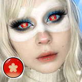 Cosplay Genshin Impact Hutao Red Colored Contact Lenses