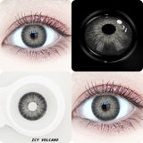 Amazonia Icy Volcano Gray Prescription Colored Contact Lenses