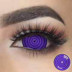 Halloween 17mm Sharingan Purple Sclera Colored Contact Lenses