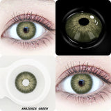 Amazonia Green Prescription Colored Contact Lenses