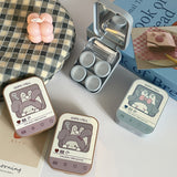 INS Niche Cute Illustration Colored Contact Lens Case