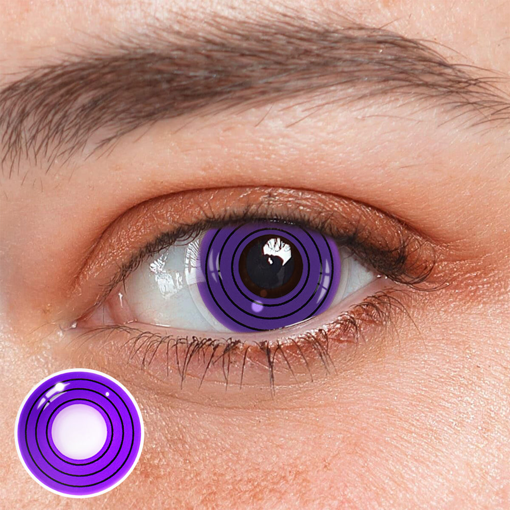 Cosplay NARUTO Rinnegan Purple Colored Contact Lenses