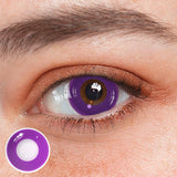 Cosplay Circle Line Purple Colored Contact Lenses