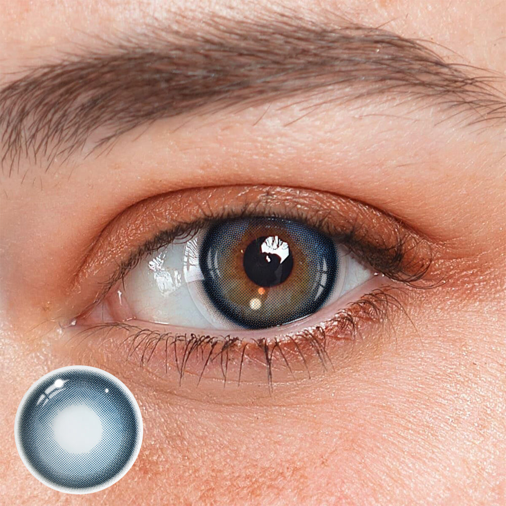 Sidra Blue Colored Contact Lenses