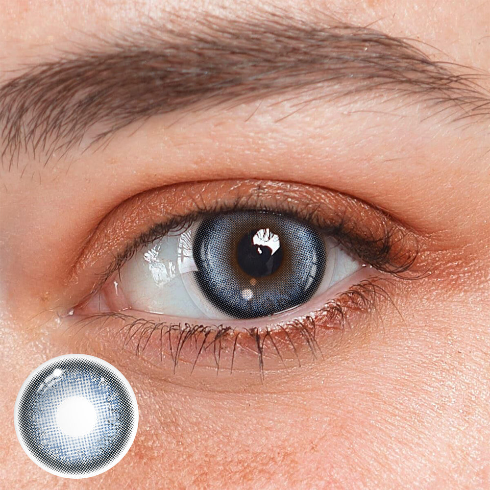 Penina Blue Prescription Colored Contact Lenses
