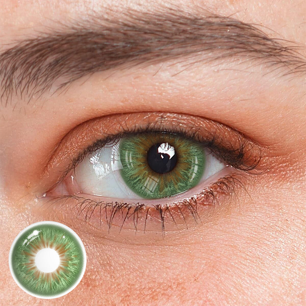 Olivia Green Colored Contact Lenses