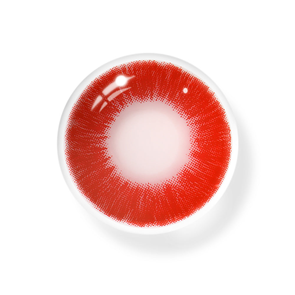 Cosplay Ghost Blood Red Colored Contact Lenses