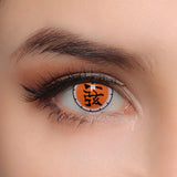 Cosplay Demon Slayer Akaza Yellow Colored Contact Lenses