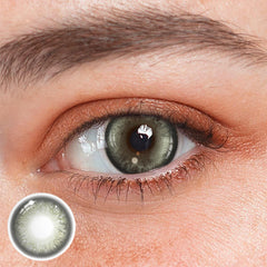 Penina Green Prescription Colored Contact Lenses