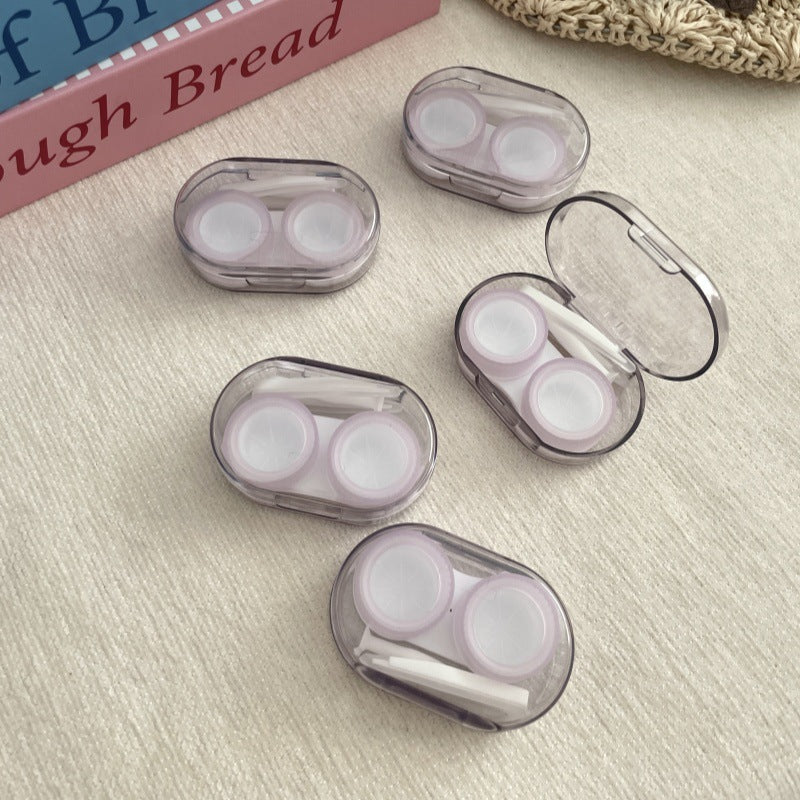 Simple Portable Colored Contact Lens Case