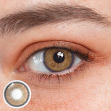 Flora Brown Prescription Colored Contact Lenses