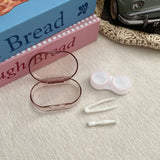 Simple Portable Colored Contact Lens Case