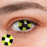 Cosplay Circus Light Yellow Colored Contact Lenses