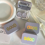 Bronzing Design Colored Contact Lens Case