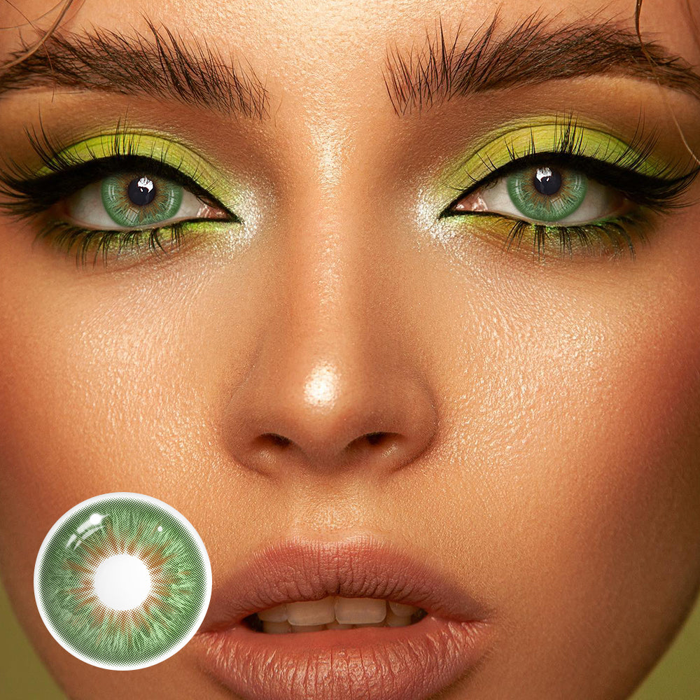 Olivia Green Colored Contact Lenses