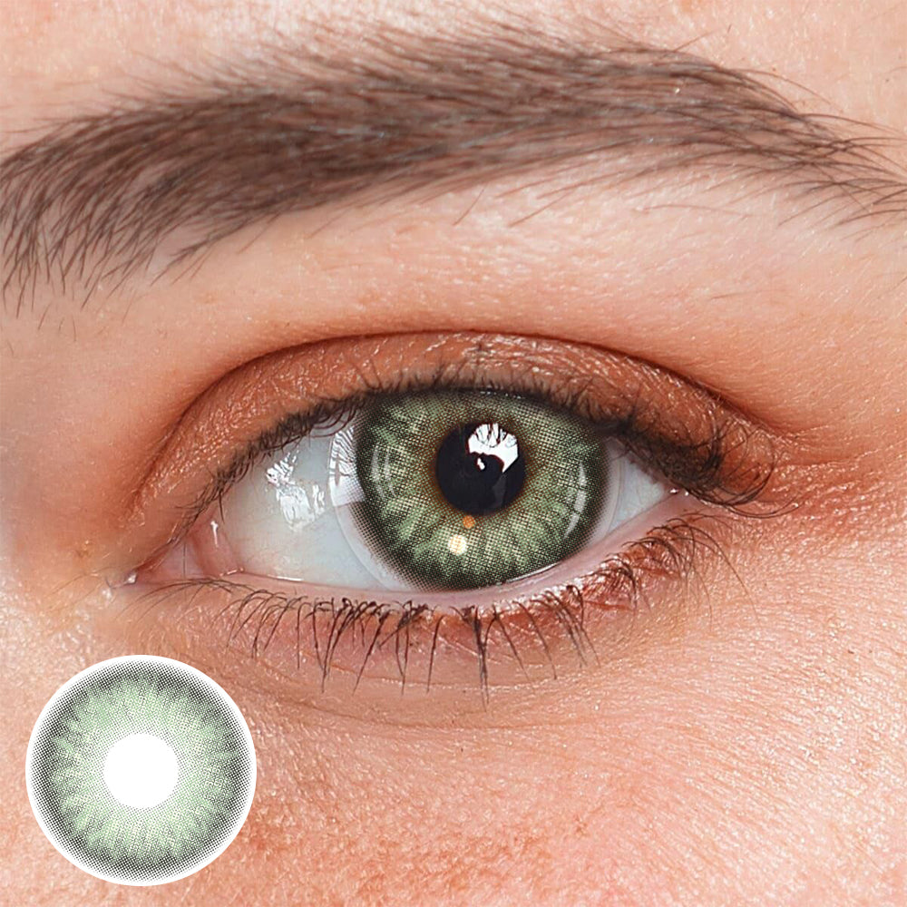 Helena Green Prescription Colored Contact Lenses