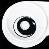 Lentilles de contact blanches Halloween Moon Star