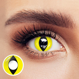 Halloween cat eye yellow Colored Contact Lenses