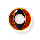 Cosplay Leopard Cat's Eye Red Colored Contact Lenses