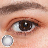 Lentilles de contact colorées sur ordonnance Hinata Fresh Grey 