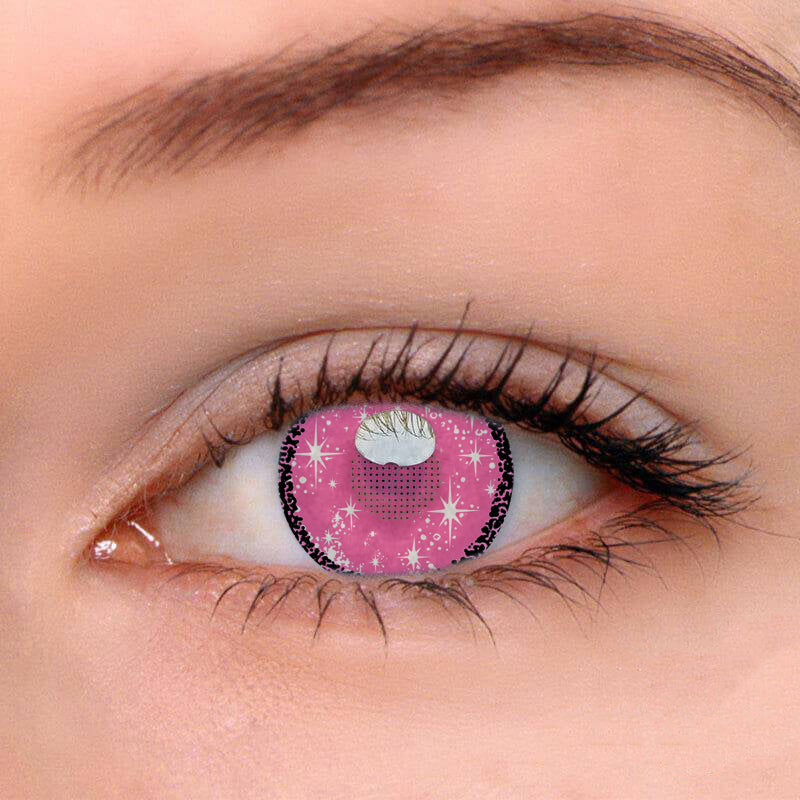 Cosplay Coral Pink Colored Contact Lenses