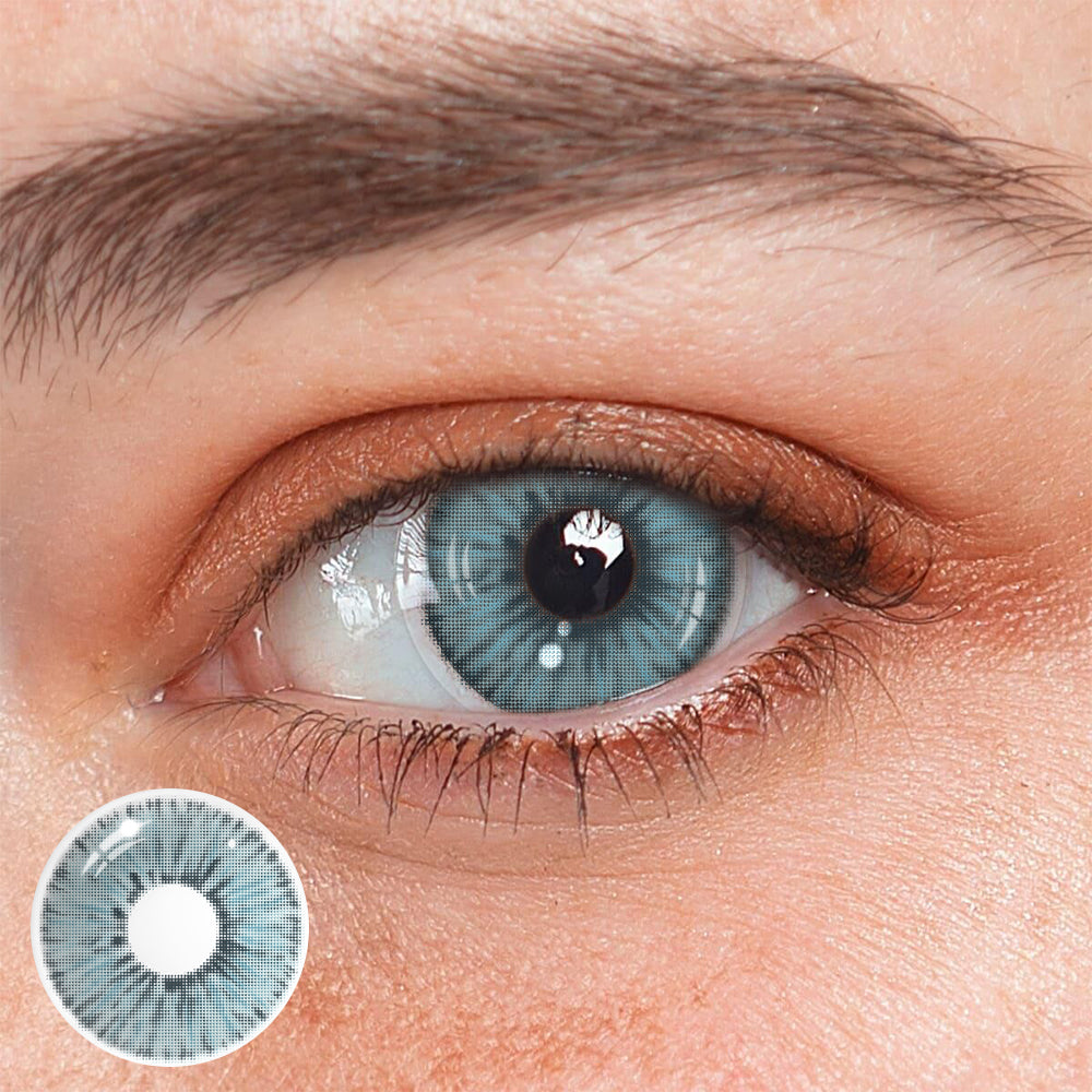 Radella Blue  Prescription Colored Contact Lenses