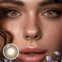 Adelina Coffee Prescription Colored Contact Lenses