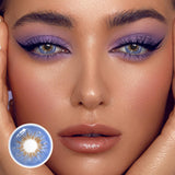 Olivia Blue Colored Contact Lenses