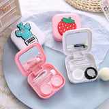 Cute Several Styles Colored Contact Lens Case