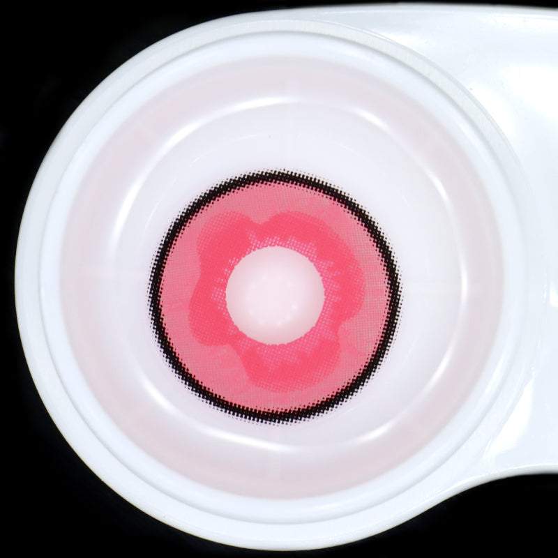 Cosplay Demon Slayer Pink Colored Contact Lenses