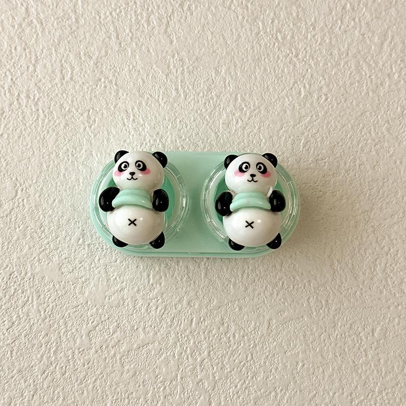 Cartoon Bear Colored Contact Lens Case