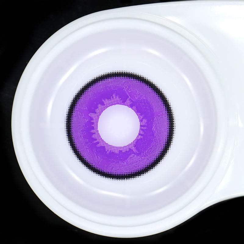 Cosplay Demon Slayer Purple Colored Contact Lenses