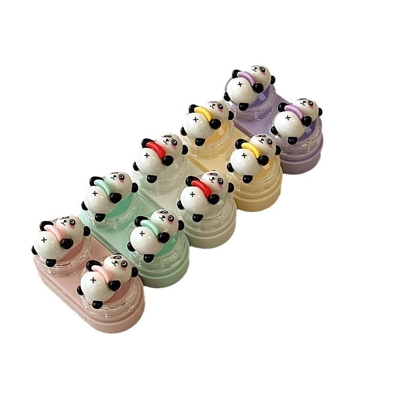 Cartoon Bear Colored Contact Lens Case