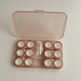 Ins Retro Cold Style Colored Contact Lens Case