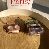 Simple Colored Contact Lens Case