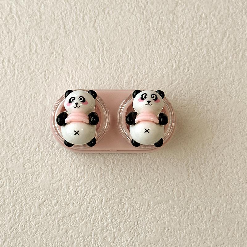 Cartoon Bear Colored Contact Lens Case