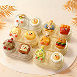 Cute Cartoon Colored Contact Lens Case