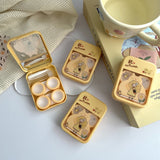 Four Seasons Girl's Heart Colored Contact Lens Case