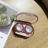 Simple Colored Contact Lens Case