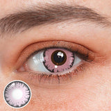 Cosplay Lucifer's Eye Pink Colored Contact Lenses