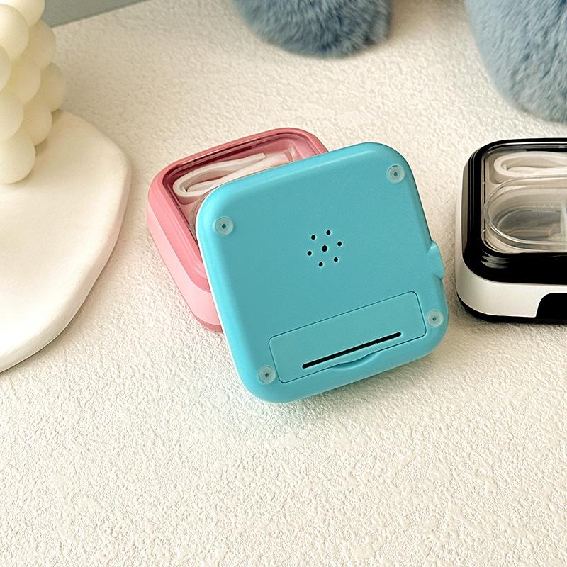 Simple Electric Colored Contact Lens Case (Sonic Cleaner)