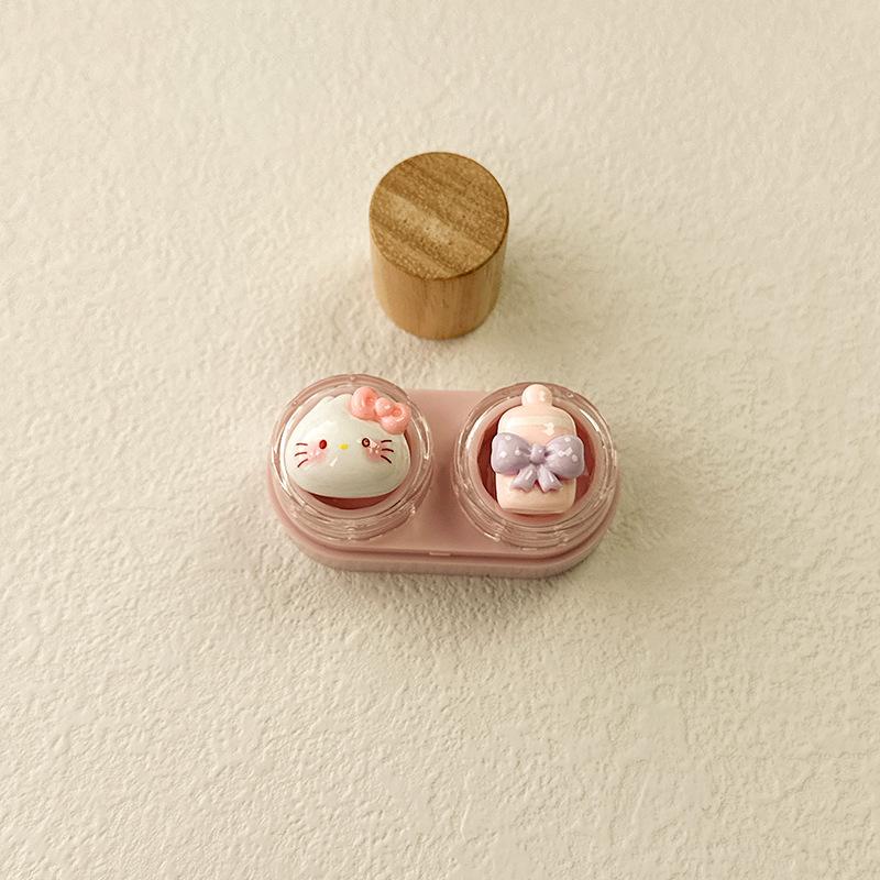 Cute Cartoon Colored Contact Lens Case