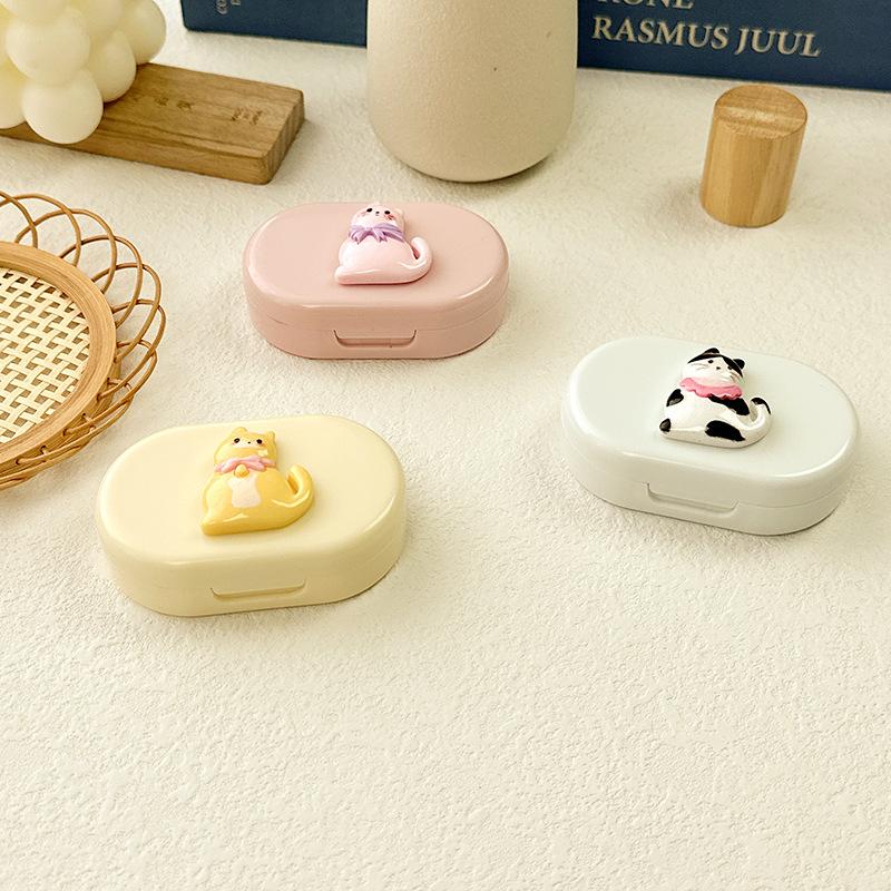 Cartoon DIY Colored Contact Lens Case