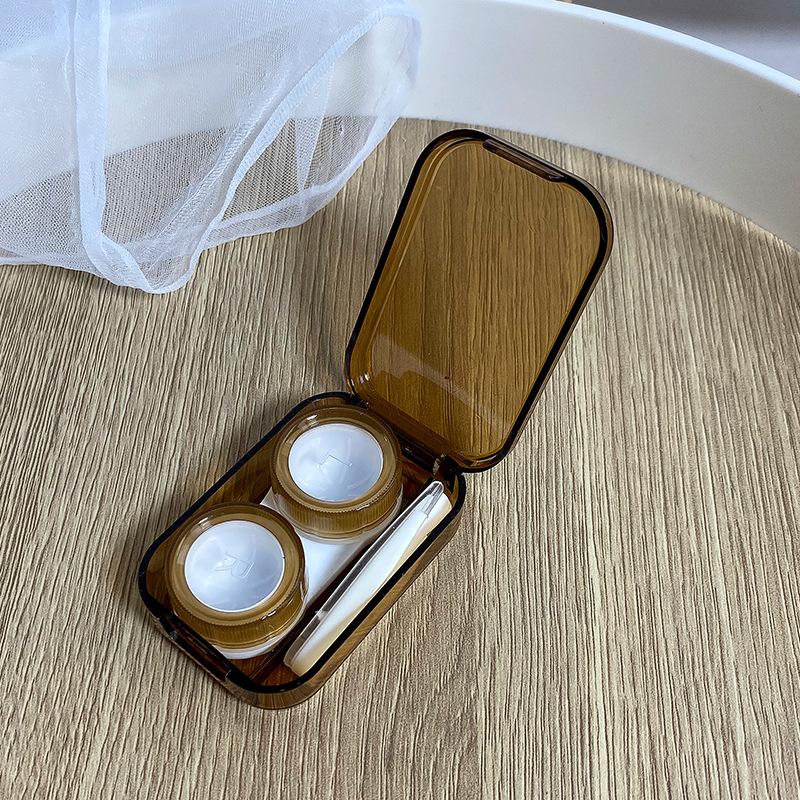 Simple Colored Contact Lens Case