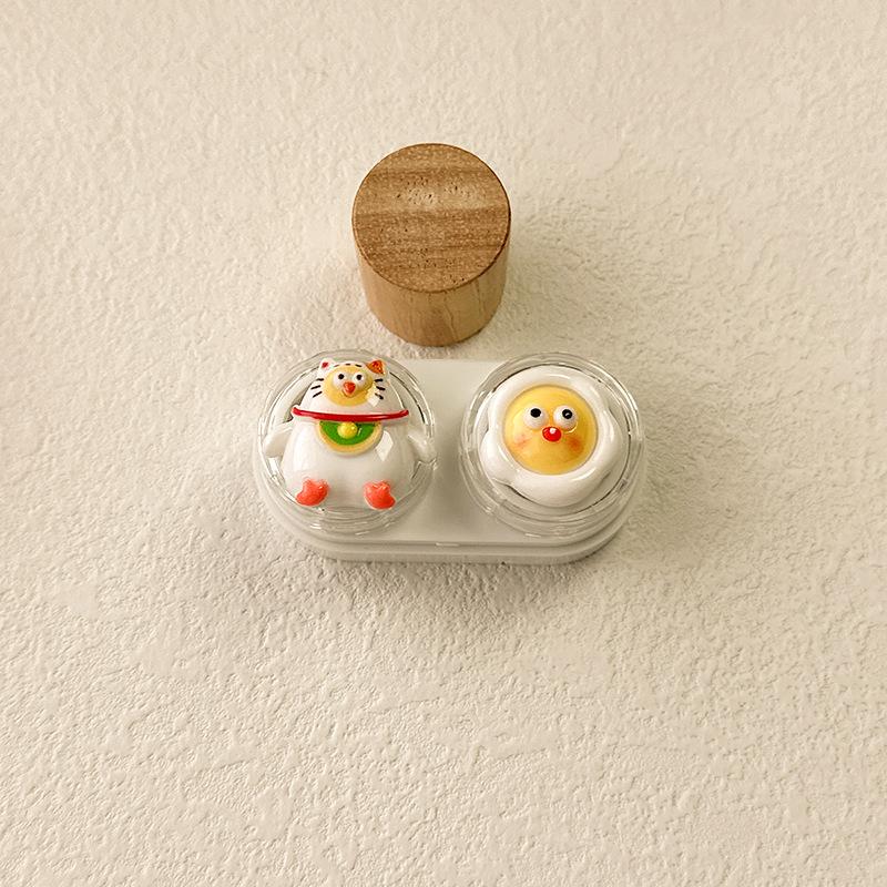 Cute Cartoon Colored Contact Lens Case